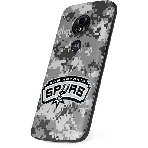 NBA San Antonio Spurs Digi Camo Moto E5 Play Skin